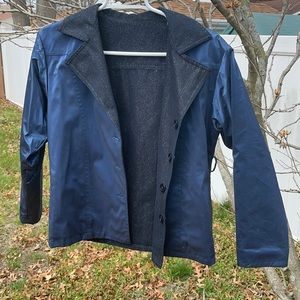 Reversible rain jacket